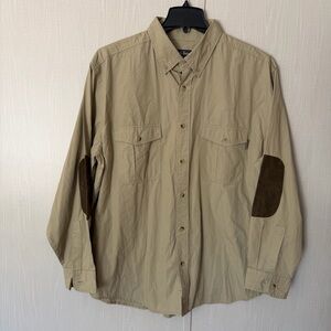 Woolrich Men's Beige button down shirt
